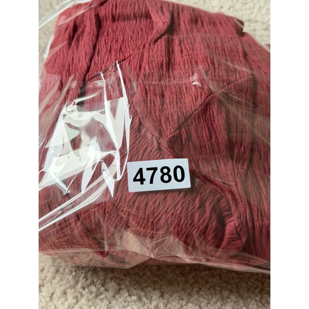 Free People Beach Maxi Skirt Alaina Pull On Red Pear Small - Picture 9 of 9